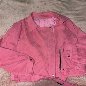 Hot pink jacket
